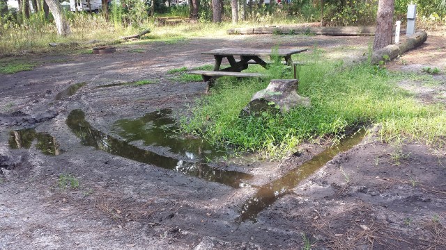 Not our campsite, thank goodness!